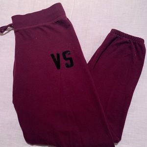 Victoria’s Secret Burgundy Joggers